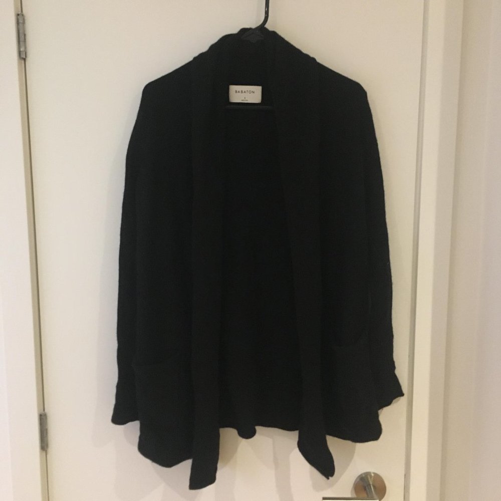 Aritzia (Babaton) black open cardigan